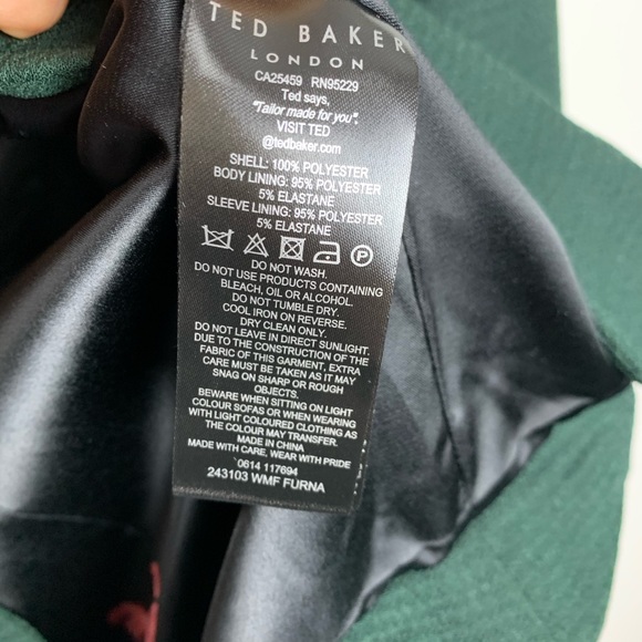 NEW Ted Baker London Furna Scalloped Jacket - Picture 9 of 9